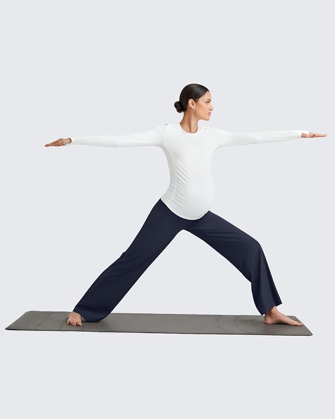 G4Free BareFeel Maternity Dress Yoga Pants Over The Belly Stretchy Work Slack - Image 6