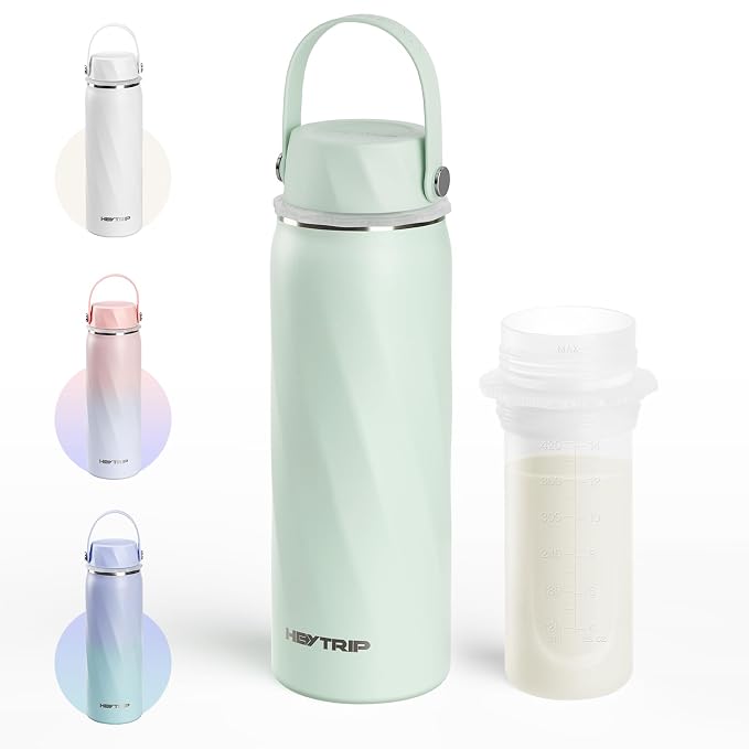 HEYTRIP Vacuum Insulated Breastmilk Cooler Bottle, 20oz Stainless Steel by HEYTRIP