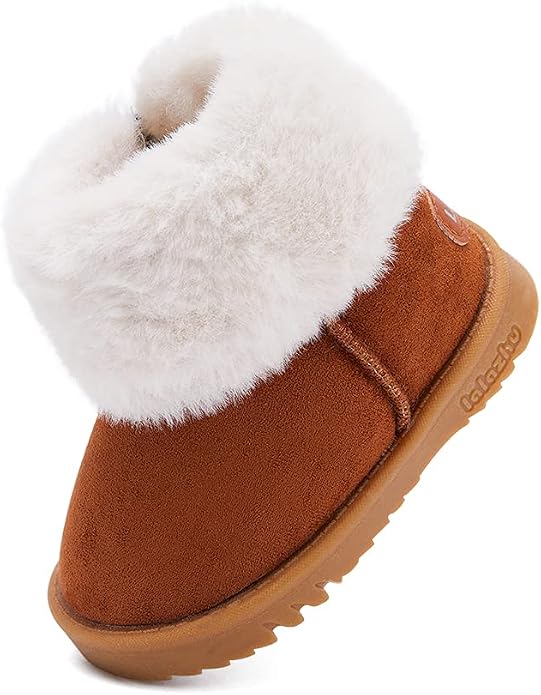 BMCiTYBM Girls Boys Snow Boots Warm Winter Fur Lined Baby Shoes by BMCiTYBM
