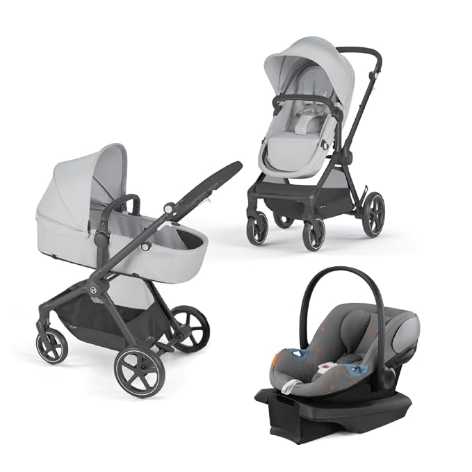 Cybex EOS 5-in-1 Travel System Stroller + Lightweight Aton G Infant Car Seat by Cybex