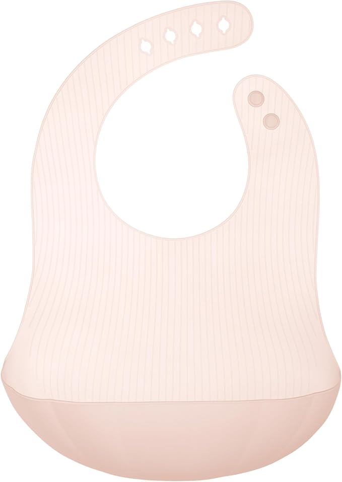 Olababy Fold N Go Silicone Baby Bib w Travel Case | Lightweight Design Eases by Olababy