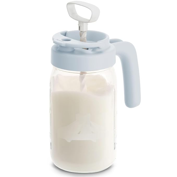 Papablic Glass Breastmilk Pitcher, Formula Mixing Pitcher by Papablic