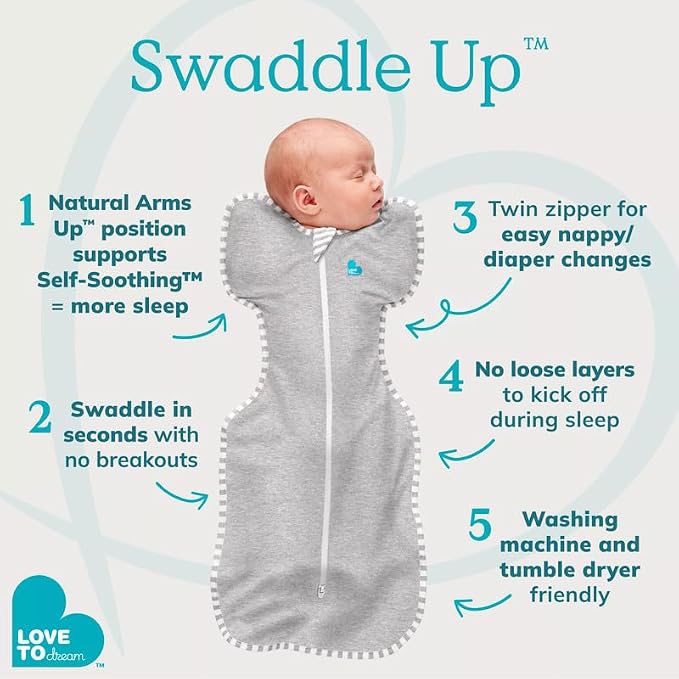 Love to Dream Organic Swaddle, Baby Sleep Sack, Swaddle Up Self-Soothing - Image 7