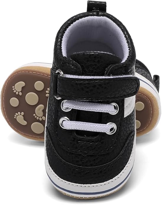 Clowora Baby Boys Girls Shoes Non-Slip Rubber Sole Sneakers Infant First - Image 4