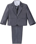 Dressy Daisy Baby Toddler Boy 5 Pcs Set Formal Tuxedo Suits No Tail Wedding by DressyDaisy