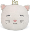 MON AMI Linen Kitty Accent Décor Pillow by MonAmi
