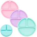 WeeSprout Silicone Divided Plates, 100% Food Grade Silicone Divided Plates by WeeSprout