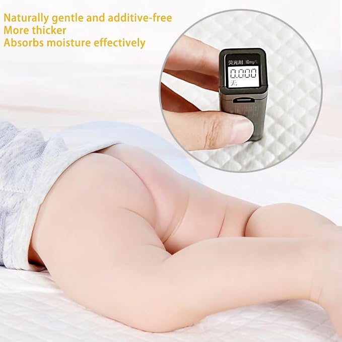 Disposable Changing Pad, Baby Incontinence Changing Pads Diaper UnderPads - Image 4