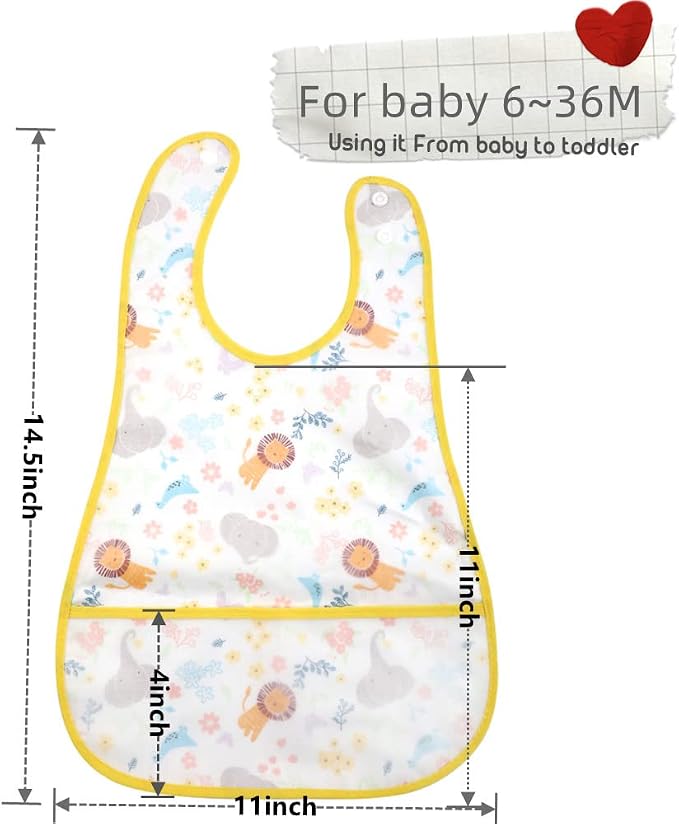 Baby bibs Waterproof Toddler bib - Image 6