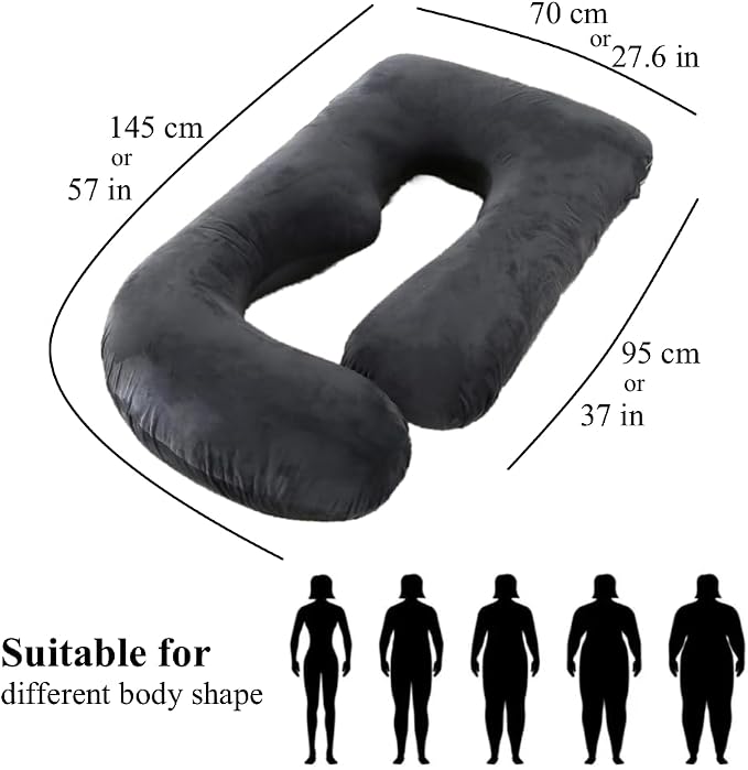 Pregnancy Pillow, Full Body 57 Inch Maternity Pillow - Image 8
