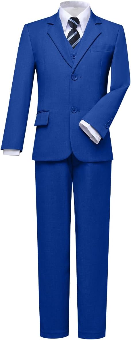 Visaccy Boys Suits Slim Fit Dress Clothes Ring Bearer Outfit by Visaccy