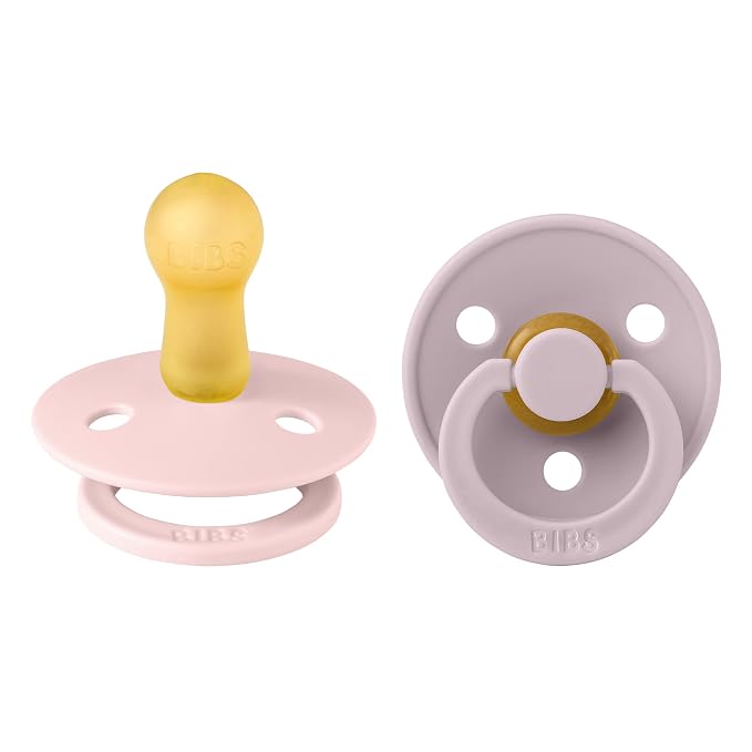 BIBS Pacifiers Colour Collection | Natural Rubber Baby Pacifier | Set of 2 by BIBS