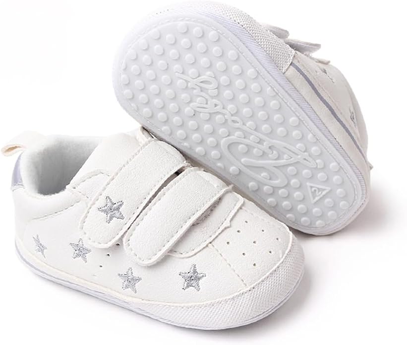 Clowora Baby Boys Girls Shoes Non-Slip Rubber Sole Sneakers Infant First by Clowora