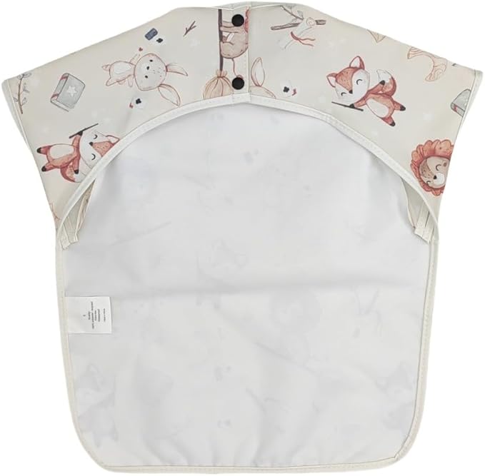GZMM Waterproof Baby Bibs, Infant Toddler Extra Cover Feeding Bib - Image 7