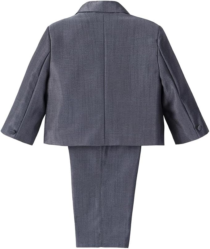 Dressy Daisy Baby Toddler Boy 5 Pcs Set Formal Tuxedo Suits No Tail Wedding - Image 2