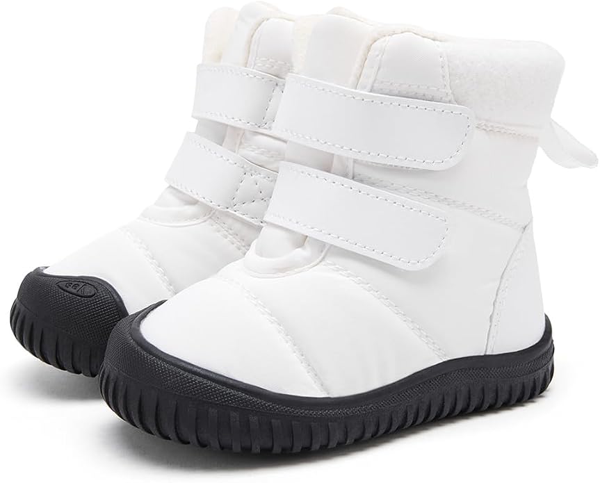 BMCiTYBM Toddler Baby Winter Snow Boots Boy Girl Faux Fur Warm Non Slip First - Image 3