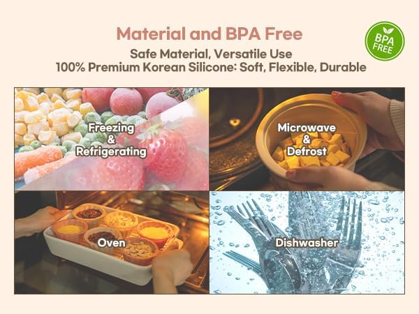 Microwave Silicone Steamer for Baby Food, Made In Korea, Oven & Dishwasher Safe - Image 4
