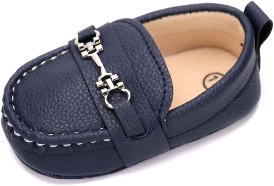LONSOEN Baby Girls Boys Loafers Prewalker Dress Crib Shoes by LONSOEN