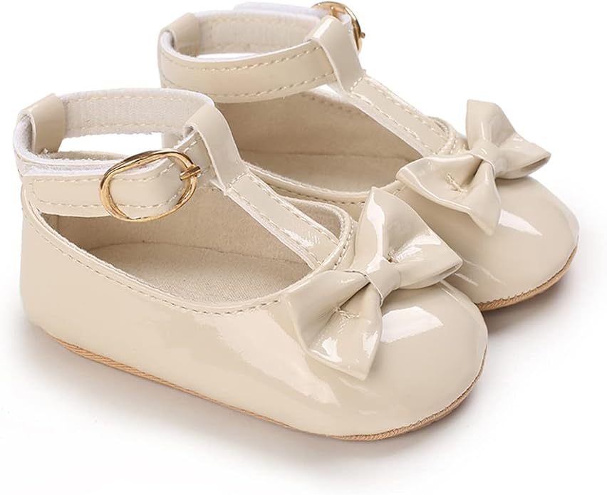 COSANKIM Baby Girls Mary Jane Flats Shoes Anti-Slip Rubber Sole Infant Toddler - Image 3
