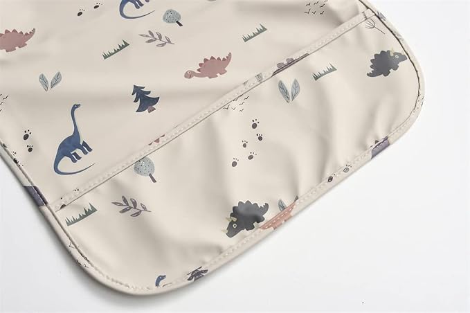 GZMM Waterproof Baby Bibs, Infant Toddler Extra Cover Feeding Bib - Image 4