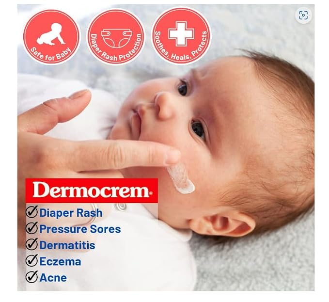DERMOSOOTHE BABY CREM 4.4 Oz. ‐ Diaper Rash Cream - Image 3