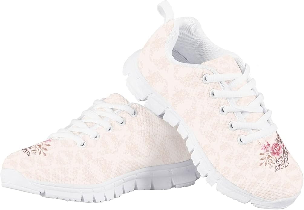 MARSVOVO First Shoes for Walking Boy Girl Athletic Lightweight Flexible Lace-up - Image 2
