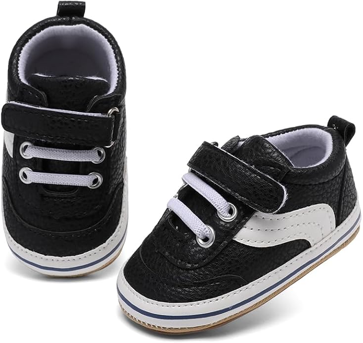 Clowora Baby Boys Girls Shoes Non-Slip Rubber Sole Sneakers Infant First - Image 2