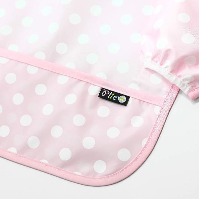 Long Sleeve Waterproof Bib for Toddlers – Feeding Smock for Baby Mealtime - Image 2