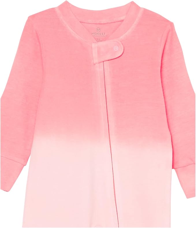 HonestBaby Sleep and Play Footed Pajamas One-Piece Sleeper Jumpsuit Zip-Front - Image 9