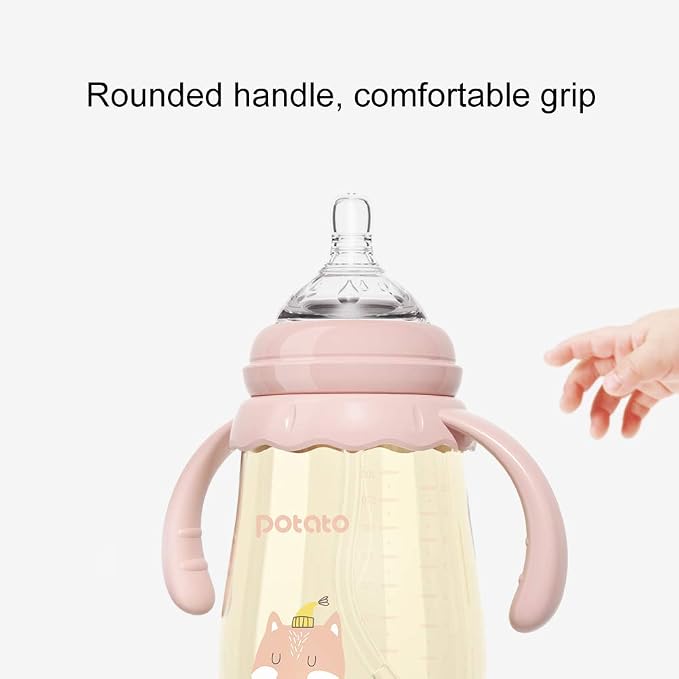 POTATO Baby Bottles PPSU Baby Feeding Bottle 10 oz Anti-Colic Bottles - Image 5