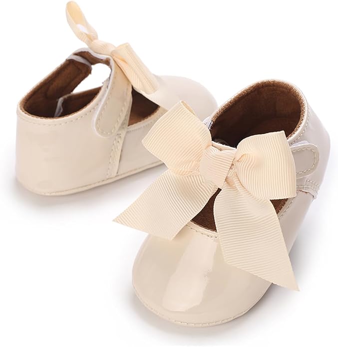 COSANKIM Baby Girls Mary Jane Flats Shoes Anti-Slip Rubber Sole Infant Toddler - Image 3