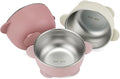 PandaEar 3 Pack Stainless Steel Baby Suction Bowls, Non-Slip Child Food Bowl by PandaEar