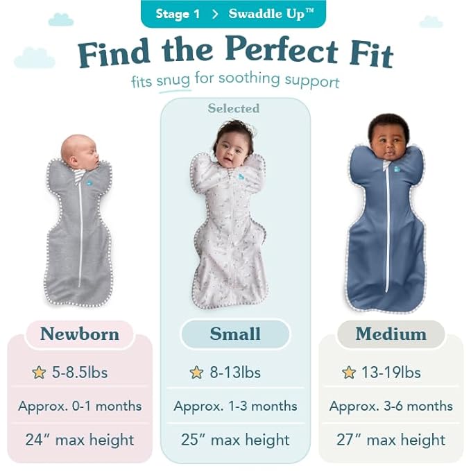 Love to Dream Swaddle UP, Sleep Sack 0-3 Months, Self-Soothing, Improves Sleep - Image 3