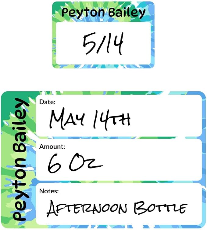 Name Bubbles - Reusable Baby Bottle Labels by NameBubbles