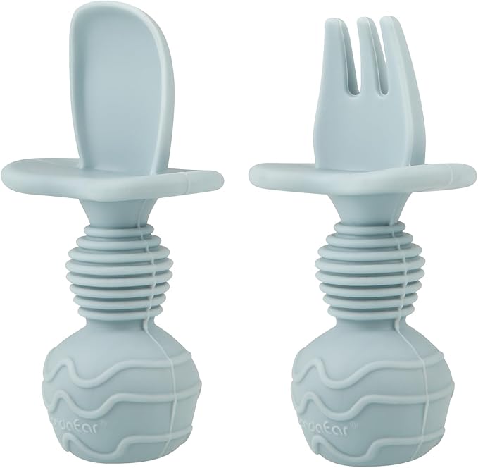 PandaEar 6 Pack Silicone Baby Spoons - Image 4