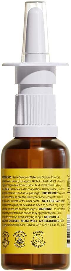 Beekeeper's Naturals Propolis Nasal Rinse Spray Max, Relief - Image 3
