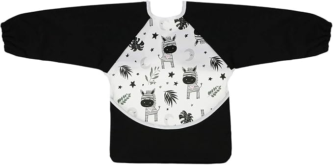 Infant Toddler Baby Waterproof Sleeved Bib, Bib - Image 2