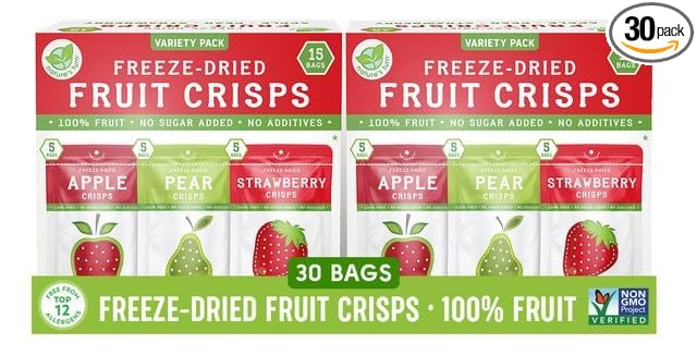 Nature’s Turn Freeze-Dried Fruit Crisps –Healthy, Gluten-Free, Crispy & by NaturesTurn