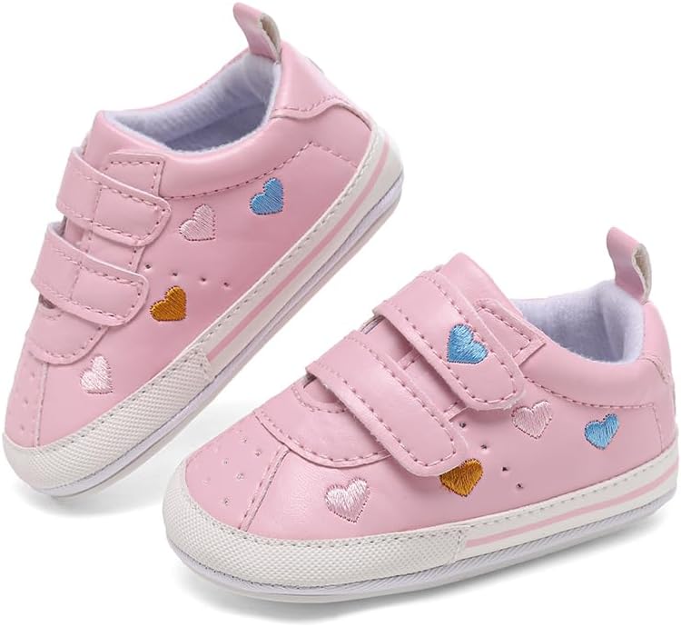 Clowora Baby Boys Girls Shoes Non-Slip Rubber Sole Sneakers Infant First - Image 3