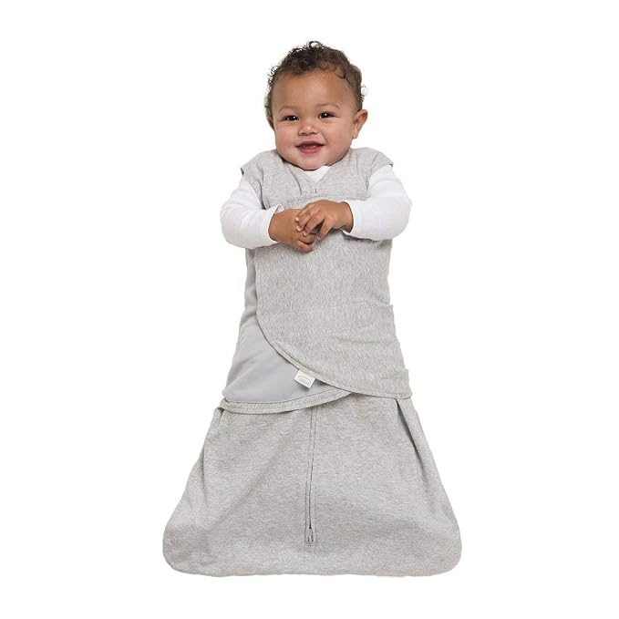 HALO 100% Cotton Sleepsack Swaddle, 3-Way Adjustable Wearable Blanket, TOG 1.5 - Image 5