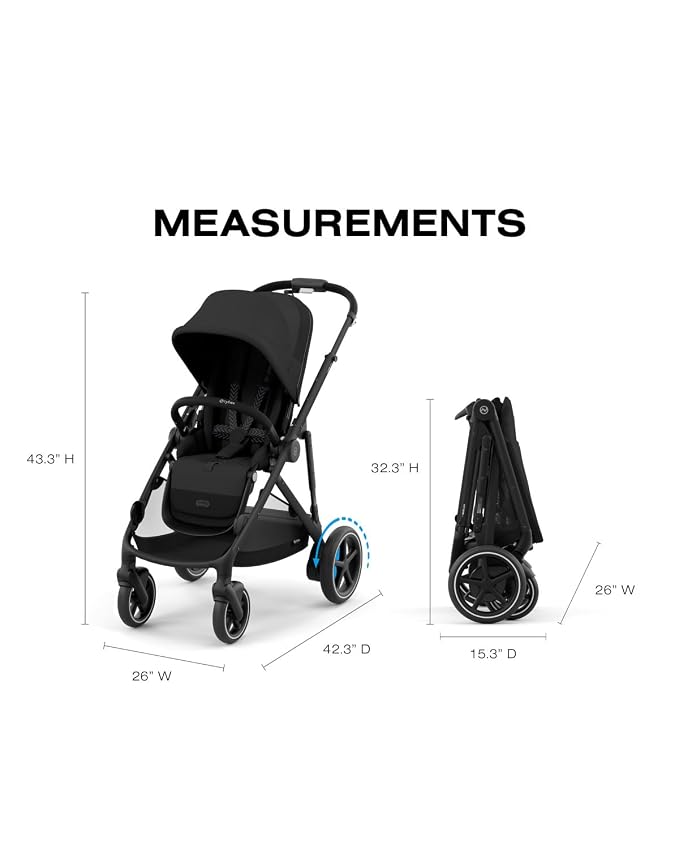 Cybex e-Gazelle S Electronic Assist Stroller – Gazelle S Single-to-Double - Image 6