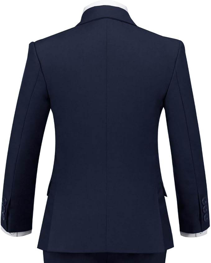 Boys Suit for Kids Tuxedo Suits for Wedding Formal Suit Set Toddler Boy Dress - Image 5