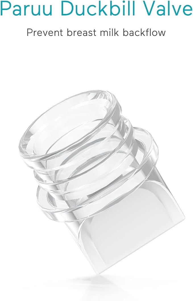 Paruu P10 Duckbill Valves & Silicone Diaphragm, P10 Original Breast Pump Parts - Image 4