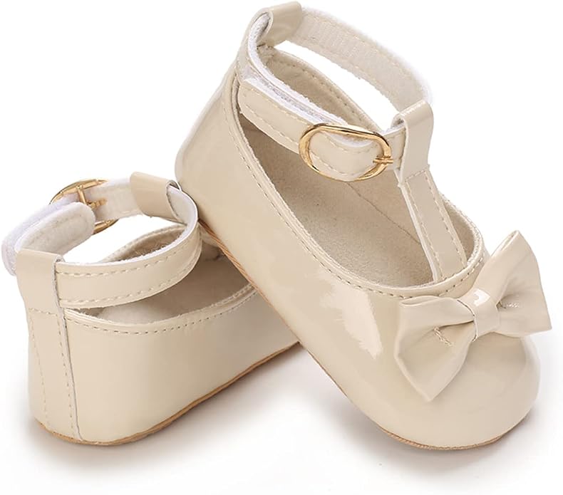 COSANKIM Baby Girls Mary Jane Flats Shoes Anti-Slip Rubber Sole Infant Toddler - Image 4