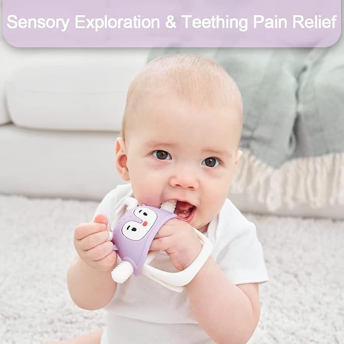 Smily Mia Never Drop Reindeer Silicone Baby Chewing Toy - Image 5