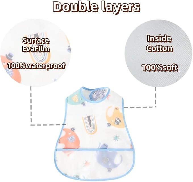 Baby bibs Waterproof Toddler bib - Image 7