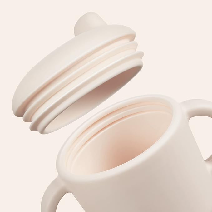 6 Months+ Sippy Cups with Handles, Small Silicone Sippy Cups Leak Proof 5oz - Image 3