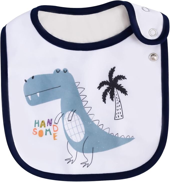 Maiwa 6 Pack Waterproof Cotton Baby Bibs - Image 4