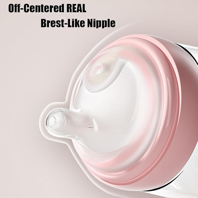 Baby Bottles with Slow Off-Centered Nipple - Image 3