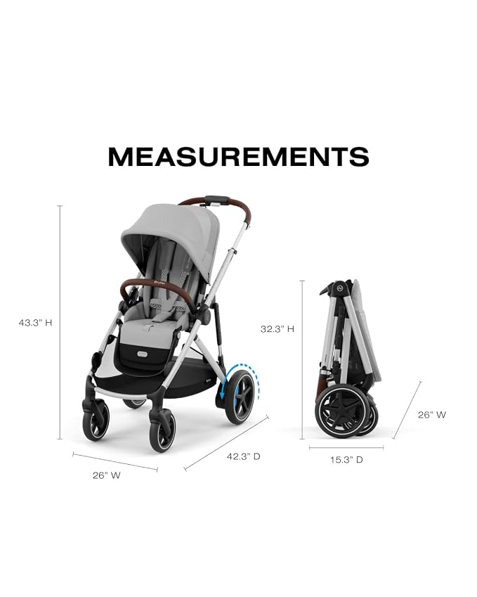 Cybex e-Gazelle S Electronic Assist Stroller – Gazelle S Single-to-Double - Image 7